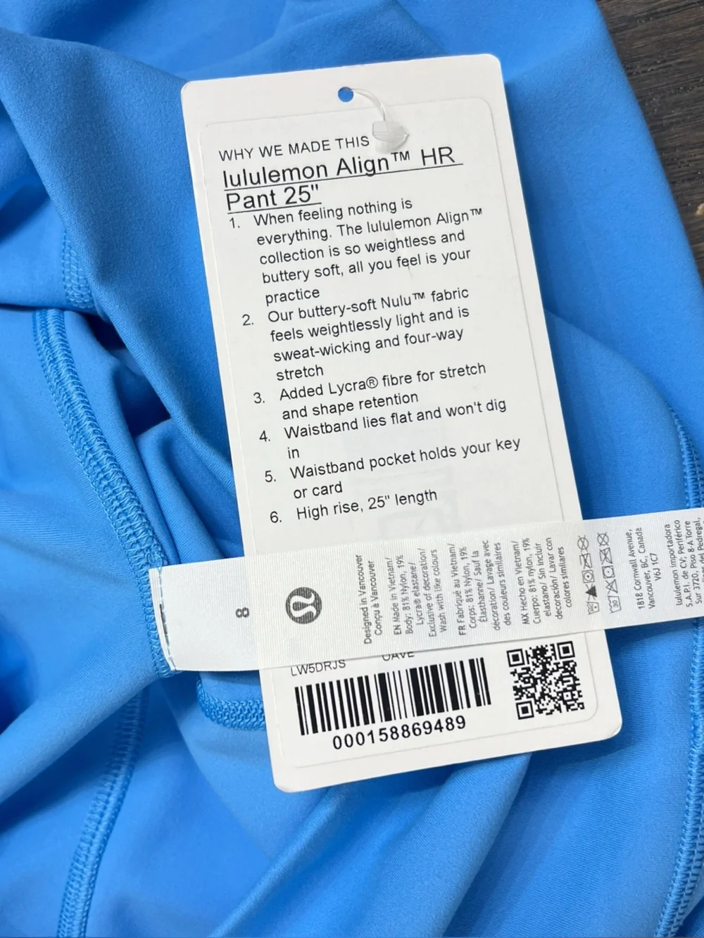 NEW Lululemon Align High-Rise Pant 25